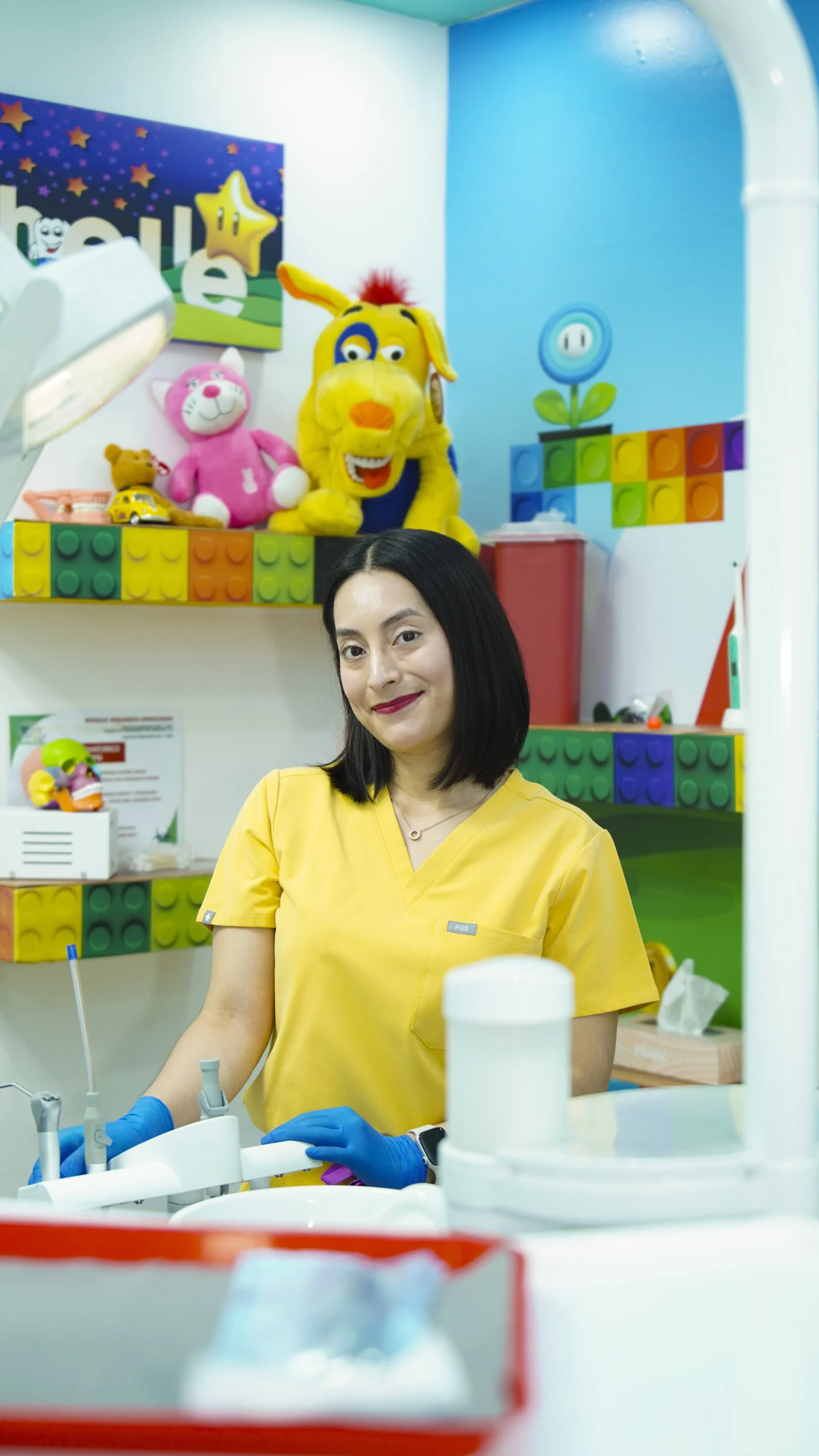 Odontopediatra en una clínica infantil